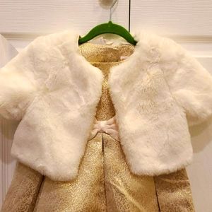NWT Gymboree faux fur bolero for girls